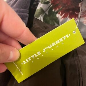 Floral Gray Pea Coat